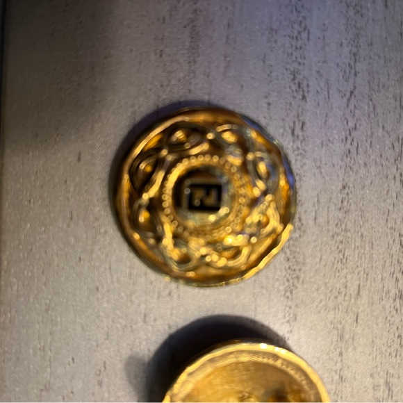 Vintage Fendi clip on earrings 🥰 - Picture 6 of 11